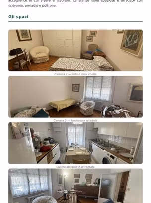 Stanza con bagno privato e cucina 600/camera