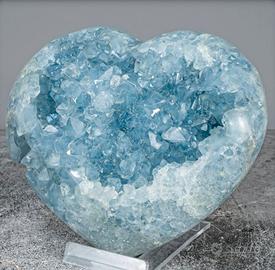 Cuore celestite minerale