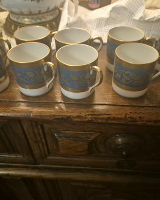 set tazzine da caffè e da the di porcellana 