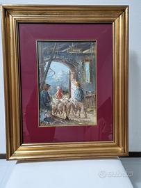 QUADRO FIRMATO MARIO FATTORI