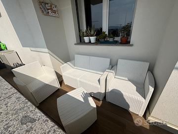 Salotto da giardino - set divano e poltrone