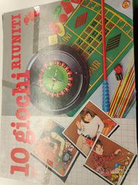 set gioco da tavola vintage da collezione