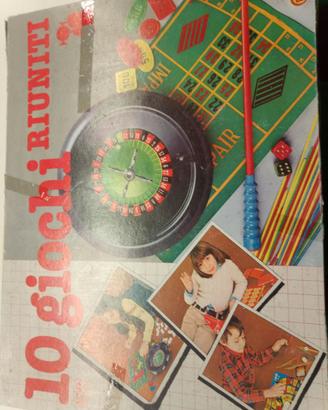set gioco da tavola vintage da collezione