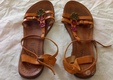 SANDALI ORIGINALI ARTIGIANATO SALENTINO misura 39
