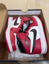 Jordan Air Jordan 1 High OG Nero e Rosso 39