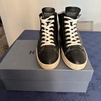 Scarpe Hogan Rebel nere in pelle tg 40