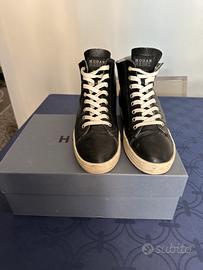 Scarpe Hogan Rebel nere in pelle tg 40