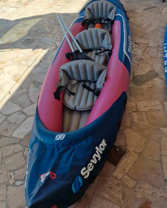 canoa 3 posti sevylor