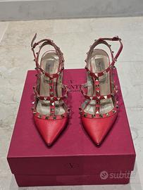 Valentino Garavani Rockstud rosse rare – décolleté