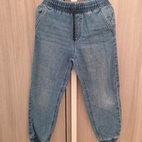 Jeans largo comodo bambino 6 7 anni