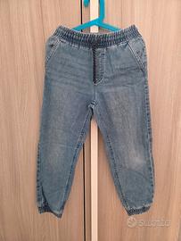 Jeans largo comodo bambino 6 7 anni