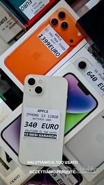 IPHONE 13 128GB BIANCO batteria 100%
