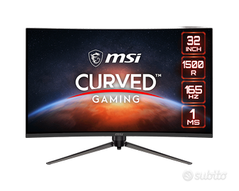 MSI Optix AG321CQR Monitor Gaming curvo WQHD 31.5"