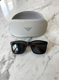 Occhiali Da sole Emporio Armani rossi e neri