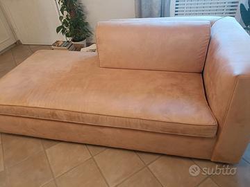 Numero 2divani sceslonge tessuto in Alcantara