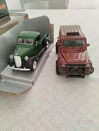 Modellini auto Mercedes e Ford