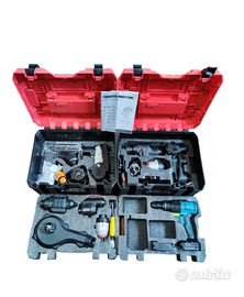 Set utensili a batteria tipo makita per uso profes