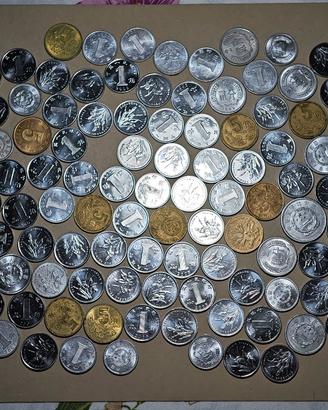 Lotto 100 Monete Cina yuan jiao fen Alta qualità 