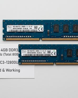 SK hynix 8gb (2x4gb
Capacità: 8 GB (2 x 4 GB)

