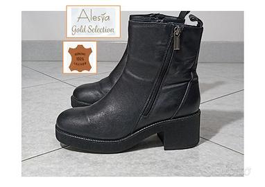 Stivaletti neri donna Alesya n.37 Pelle Boots