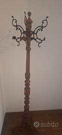 ATTACCAPANNI APPENDINO STILE LIBERTY LEGNO