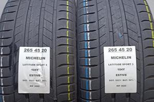 2 GOMME 265 45 20 MICHELIN 2023 RIF3822