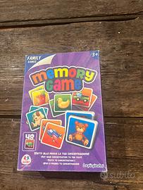 Memory con tutte le carte presenti.