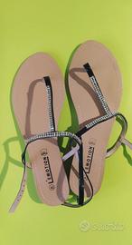 Sandali gioiello neri