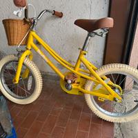 Bicicletta gialla bambino 4-6 anni JollyStar