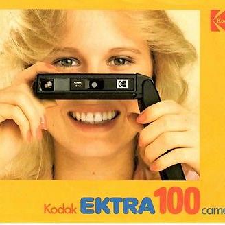 Fotocamera 1977 Kodak Ektra 100 vintage Perfetta