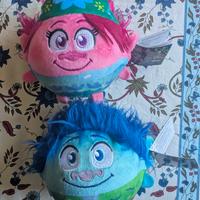 Peluche originali Trolls Poppy e Branch
