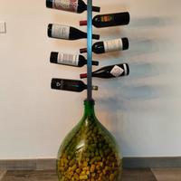 porta bottiglie damigiana 