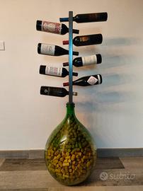porta bottiglie damigiana 