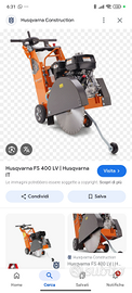 Taglia asfalto husqvarna fs400lv