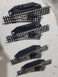 lotto scambi elettrici modellismo  con pattino 