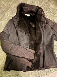 Giacca in montone donna Clips