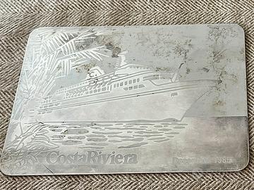 Targa inaugurale Costa Riviera Costa crociere