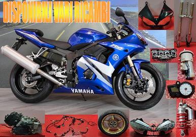 YAMAHA R6 600cc ANNO 2005 x RICAMBI