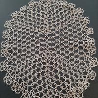 centrino ovale in pizzo chiacchierino 