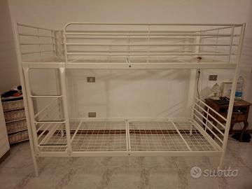 Letto a castello metallo