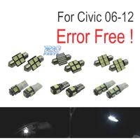 KIT 8 LAMPADE LED INTERNE PER HONDA CIVIC 06-12