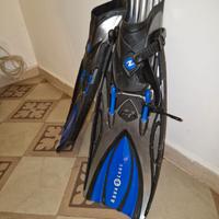 Pinne Aqua Lung Slingshot regolabili (blu/nero)