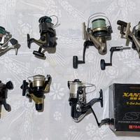 Set completo di articoli da pesca usati