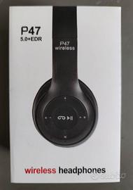 Cuffie audio pc P47 Wireless nuove