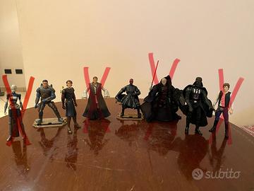 Collezione di 4 giocattoli di Star Wars