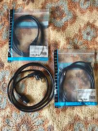 Tre cavi di alimentazione nuovi