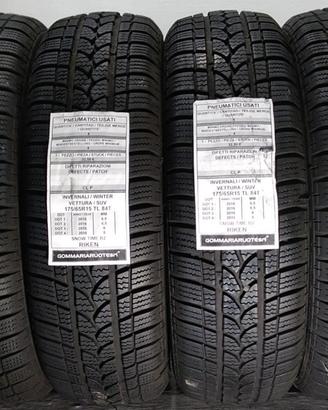 4 PNEUMATICI USATI 175/65R15 84T SNOW TIME B2 RIKE