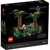 Lego 75353 inseguimento speeder star wars diorama