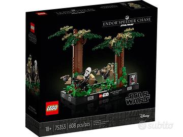 Lego 75353 inseguimento speeder star wars diorama