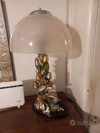 Lampada argento smaltata